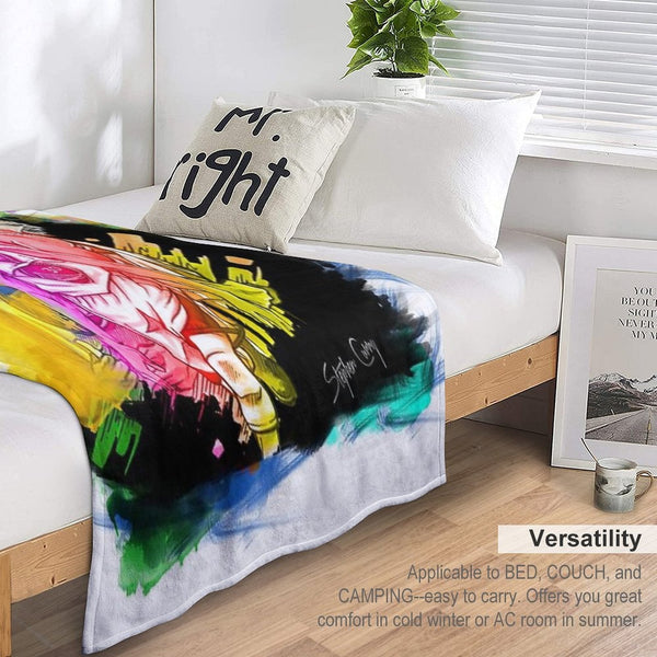 Steph Curry Machine-washable Throw Blanket