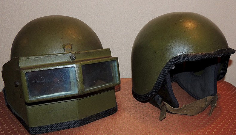 Cold War - era EVI Soviet/Russian Special Forces Vityaz - S Helmet, Class 6 Helmet, featured in *Escape from Tarkov*