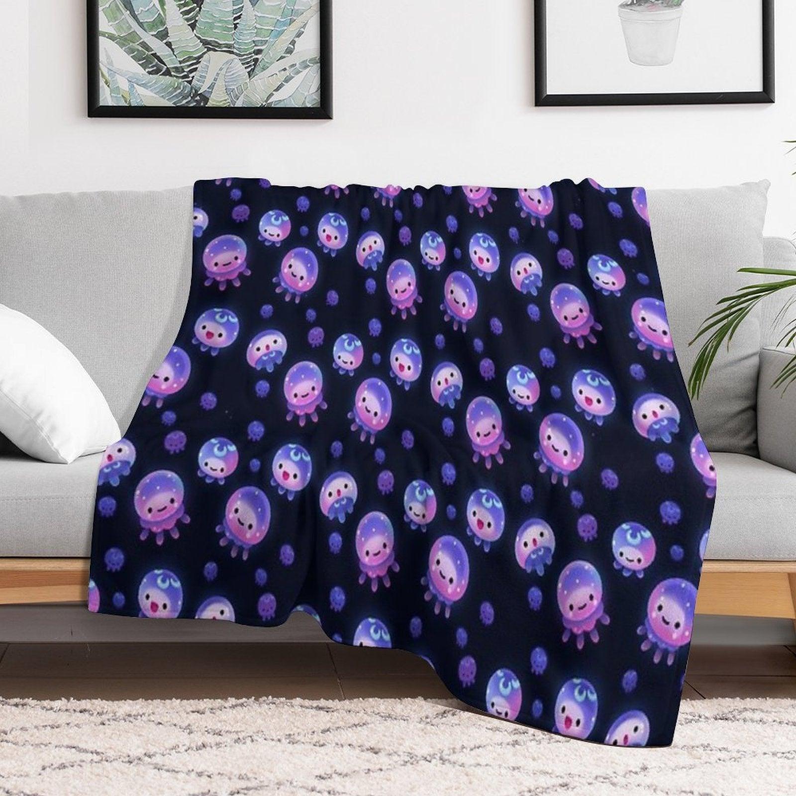 Baby Jellyfish Throw Blanket