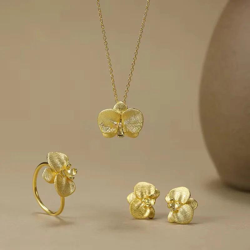 Orchid Flower Ring