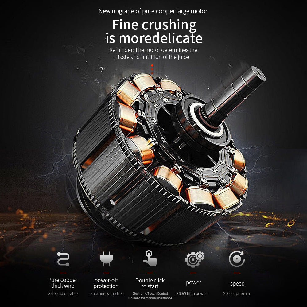 Personal Size Blender, Fresh Juice Portable Blender for Smoothies or Shakes, Personal Mixer, Portable Blender, Wireless USB Rechargeable Fruit Blender for Sport