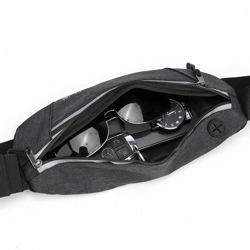 Fanny Pack for Women Men Water Resistant Small Waist Pouch Slim Belt Bag withPockets for Running