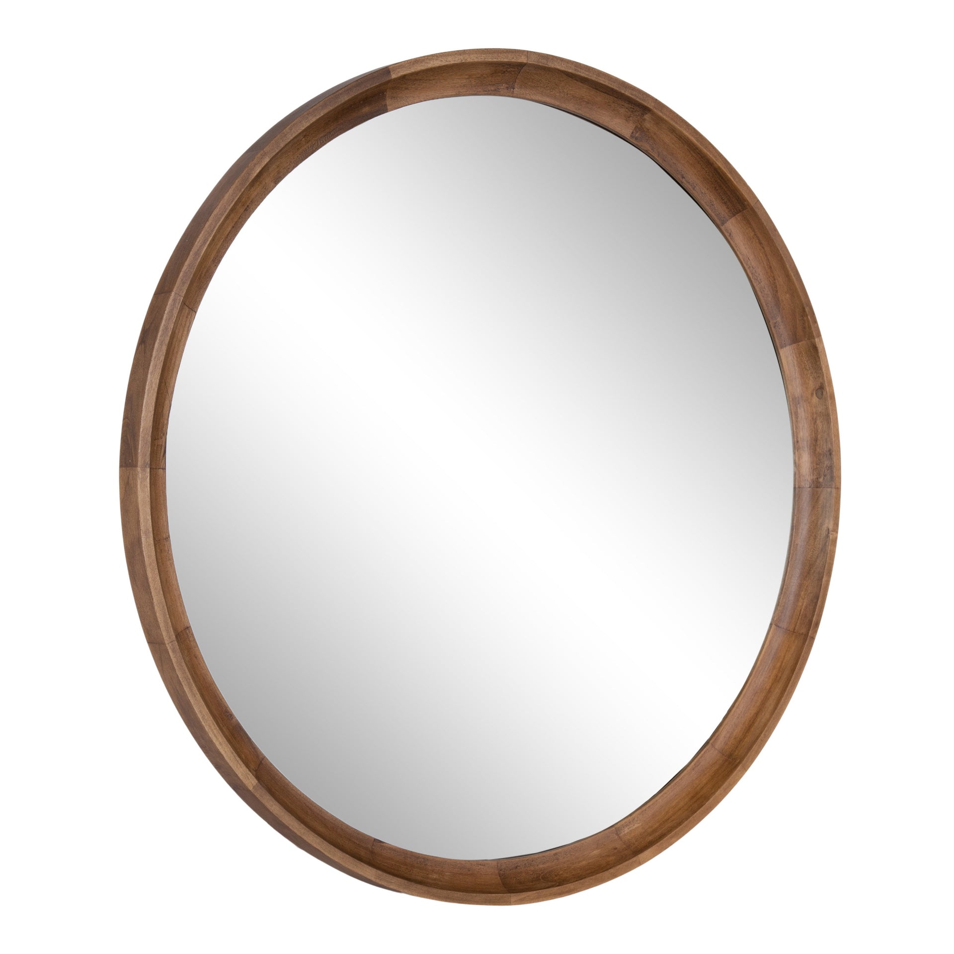 Hatherleigh Round Wood Wall Mirror