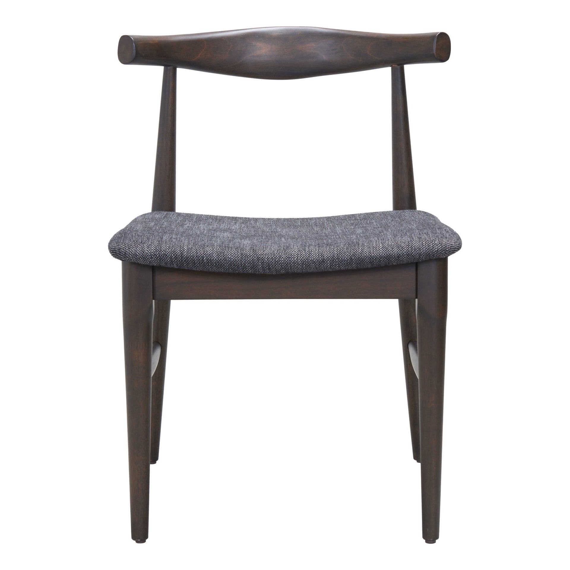 Tuzka Dining Chair (Set of 2) Gray & Espresso