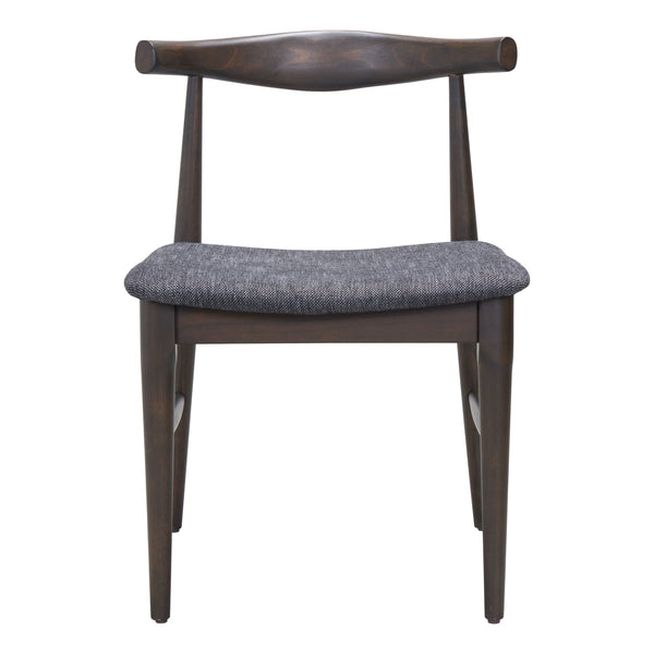 Tuzka Dining Chair (Set of 2) Gray & Espresso