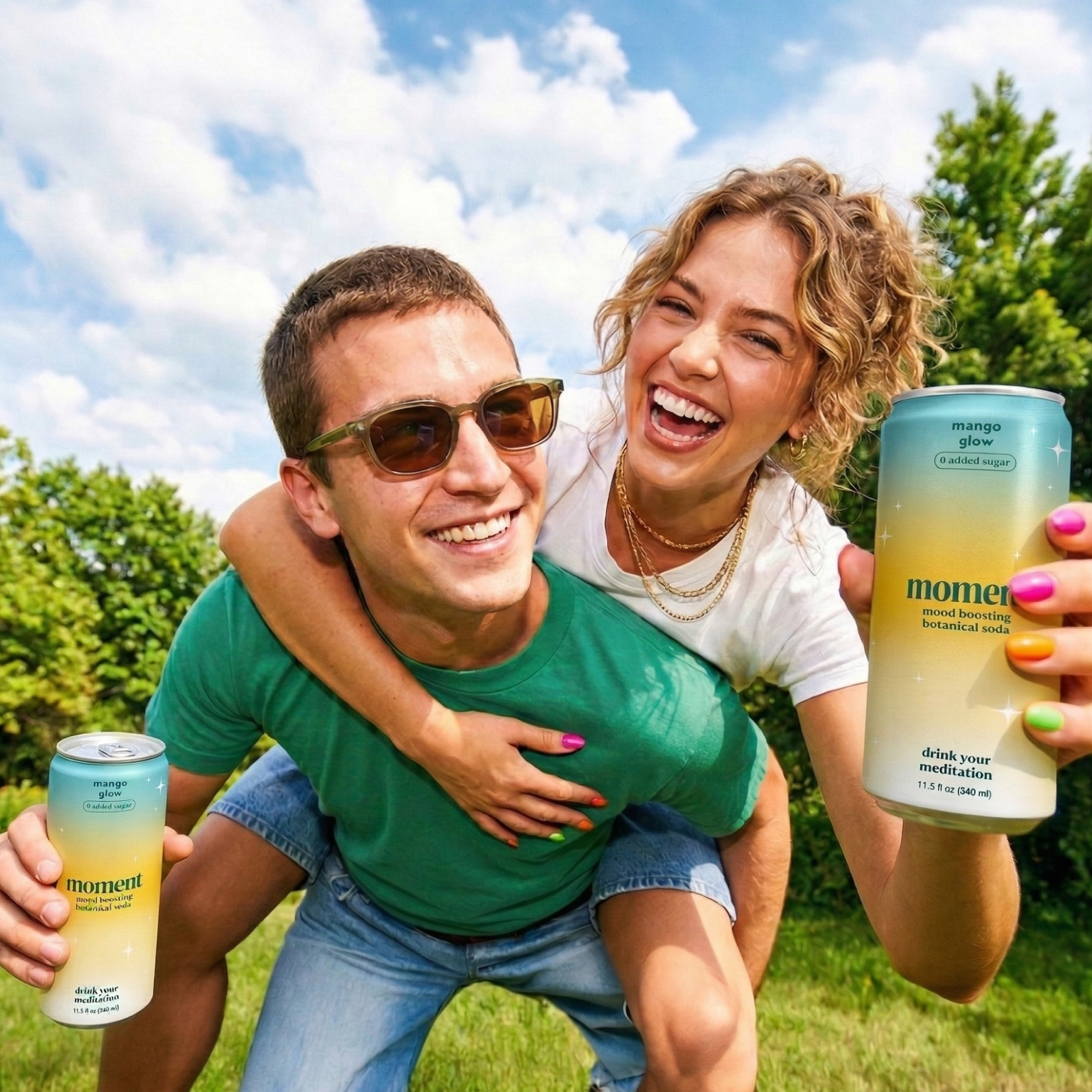 mango glow (botanical soda | 12 pack)