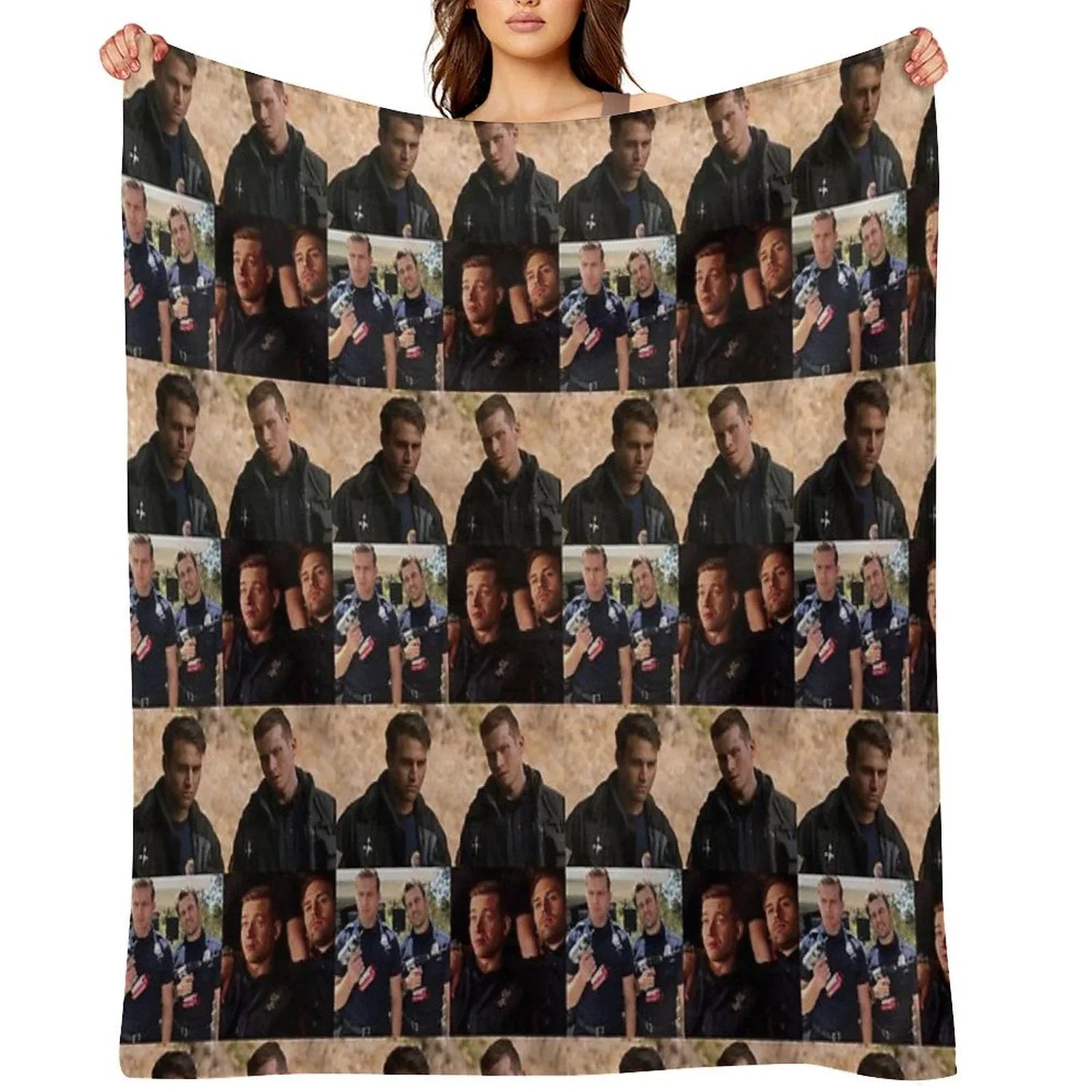 Buddie Collage Throw Blanket