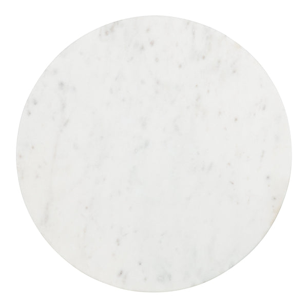Henshall Marble and Metal Round Side Table