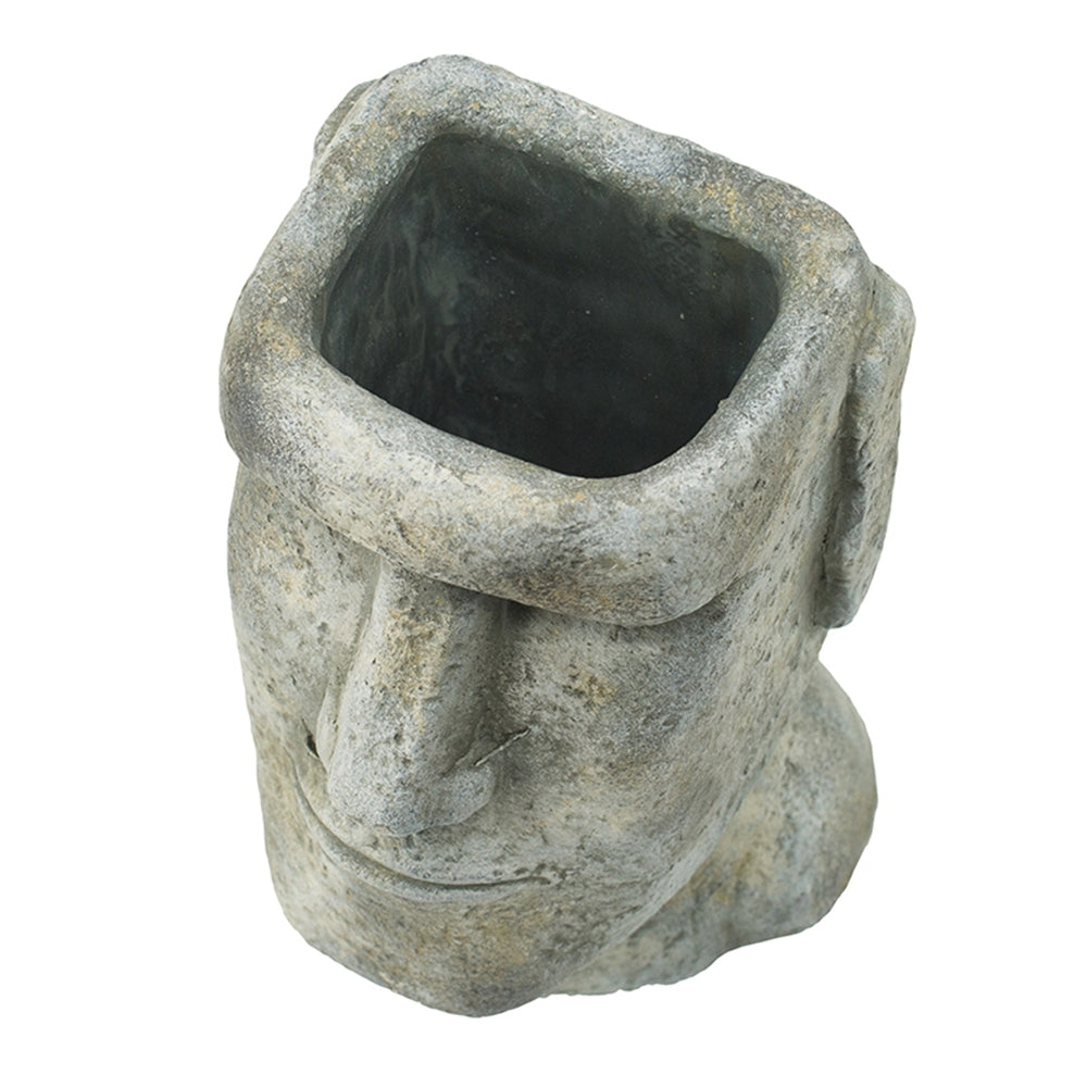 5x5.5x9' Easter Island Cement Planter