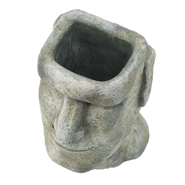 5x5.5x9' Easter Island Cement Planter