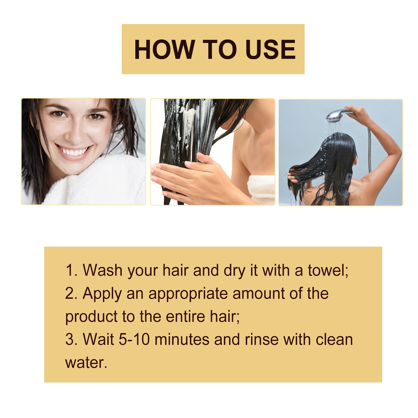 Maca Essence Repair Collagen, Repair Dry Short-Tempered Knot Hair Strong Moisturizing Smooth Hair Film