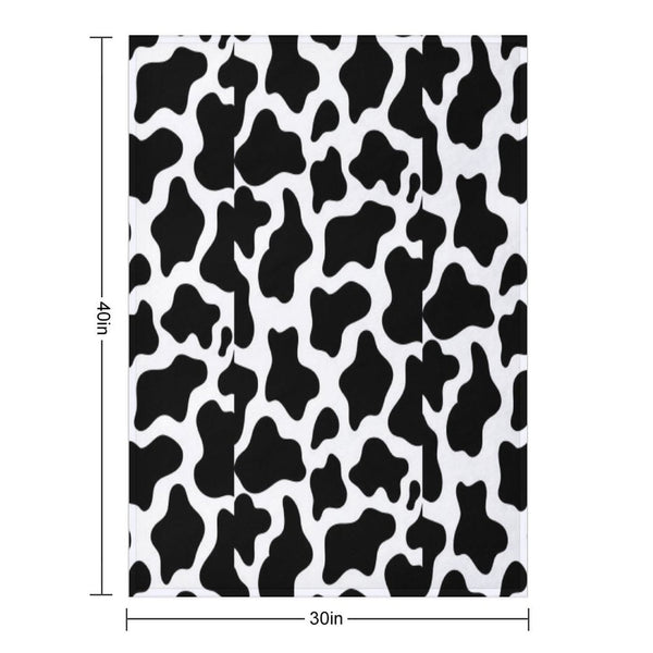 Cow Shrink-resistant Throw Blanket