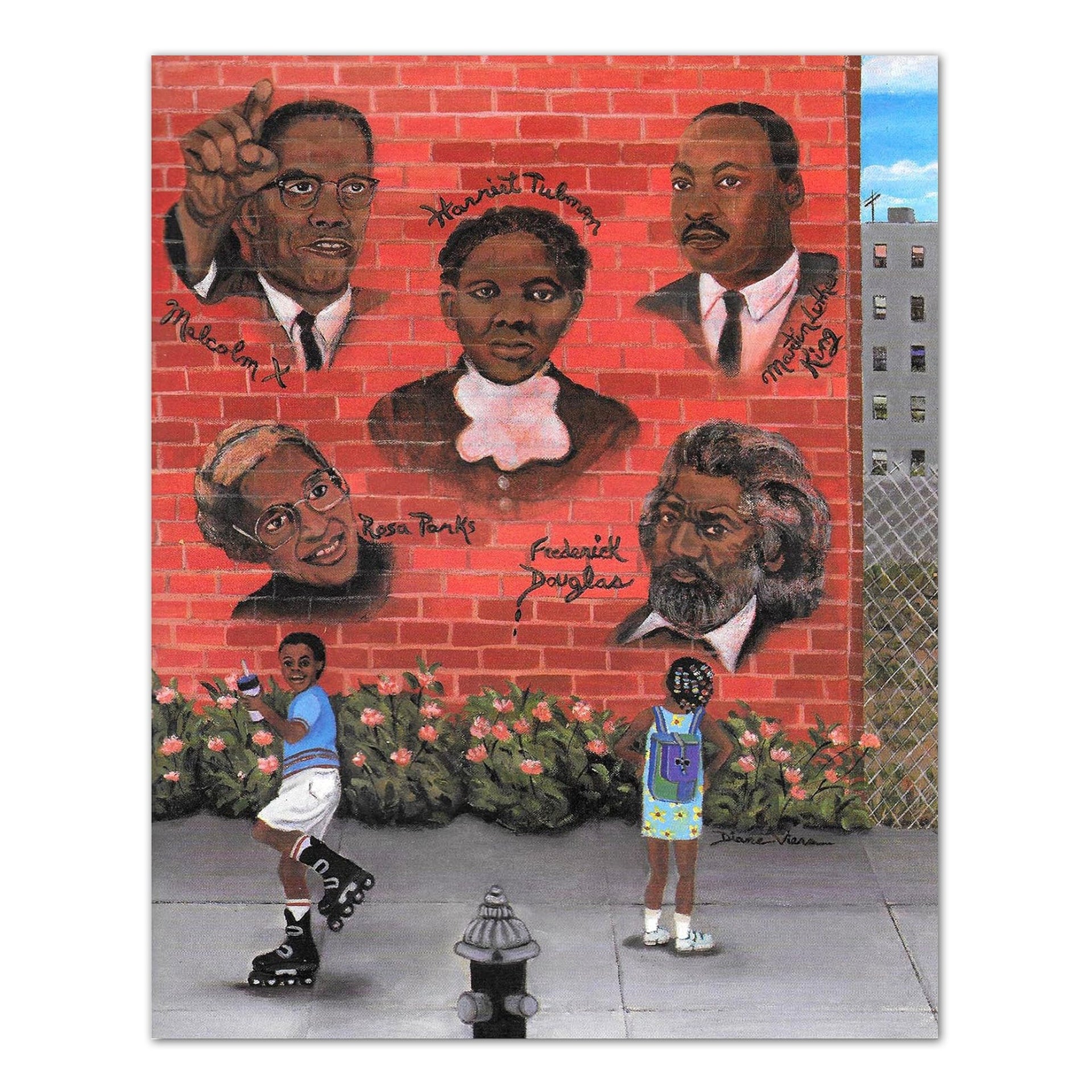 Civil Rights Leaders Art – African American Black Historical 8x10 Wall Print