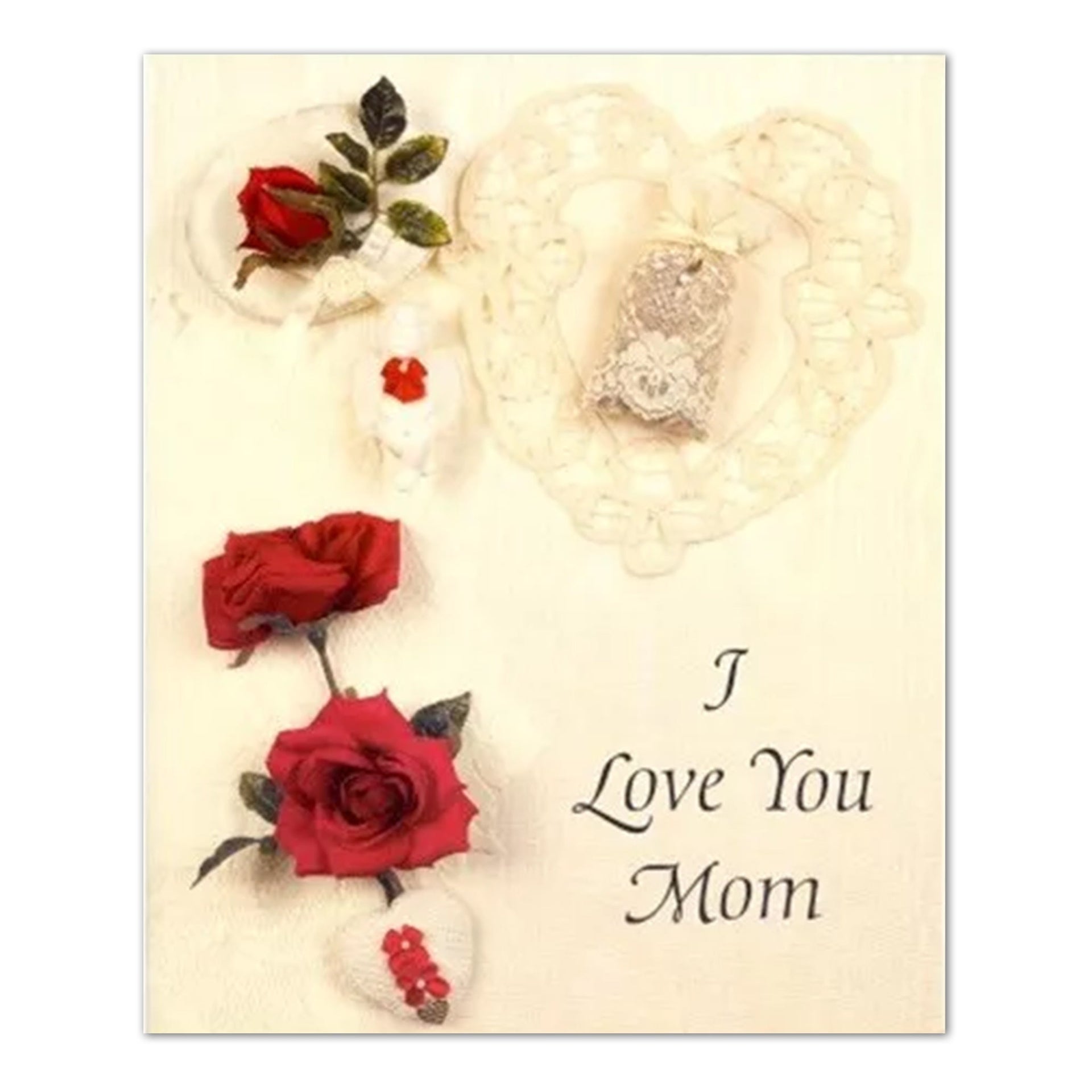 I Love You Mom Poem - Motivational Wall Art Print | Heartfelt Mother's Day Gift
