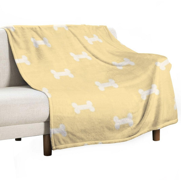 Blue Dog Bed Blanket Gift-ready Throw Blanket
