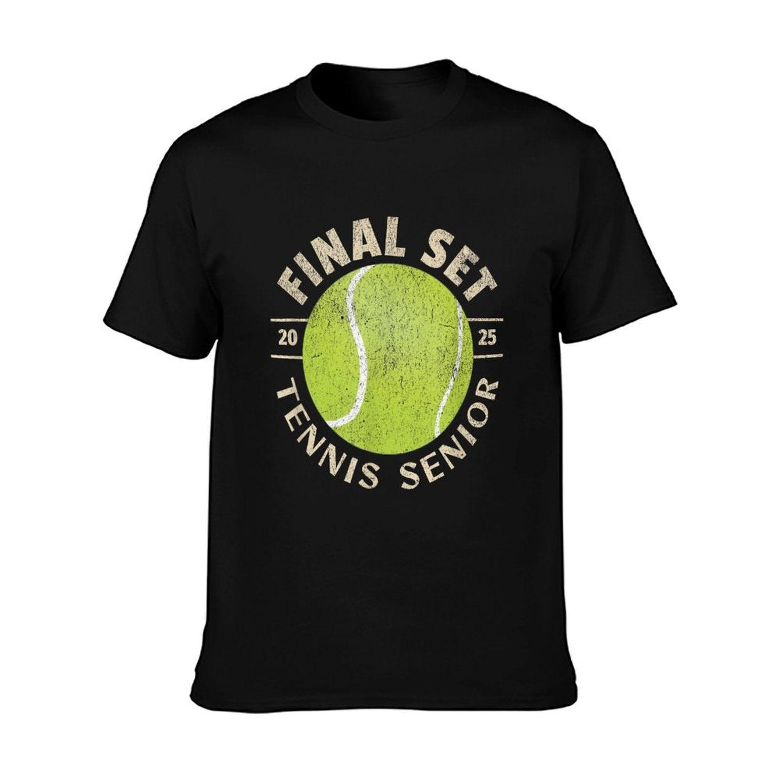 Senior Tennis 2025 The Final Set Distressed T-Shirt