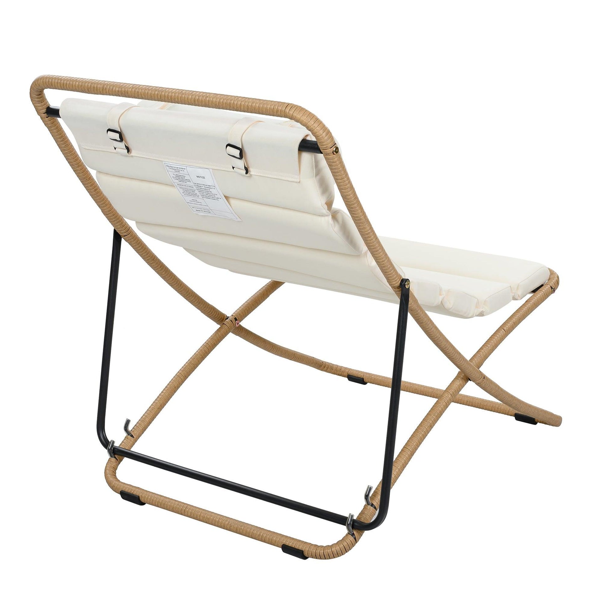 2-Pieces Outdoor Folding Chair