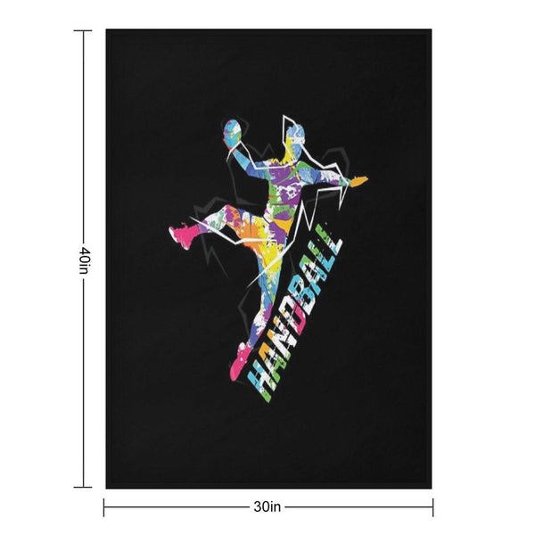 Handball Throw Blanket