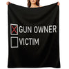Gun Owner - Victim Multi-functional Throw Blanket