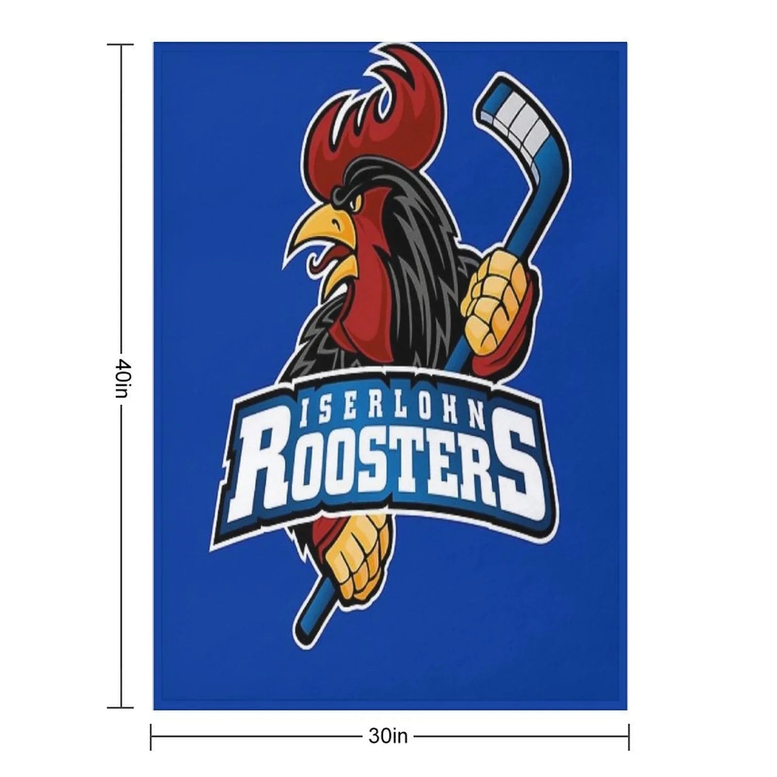 Iserlohn Roosters Throw Blanket
