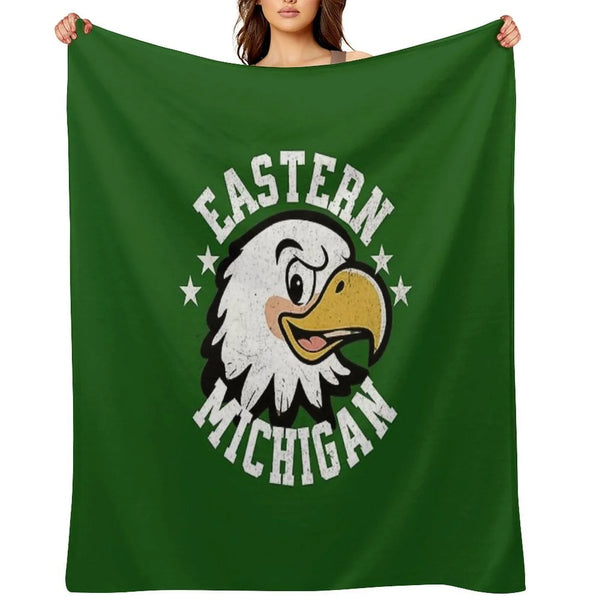 Eastern Michigan University, EMU Eagles Throw Blanket