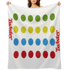 Twister Shower Curtain Sustainable Throw Blanket