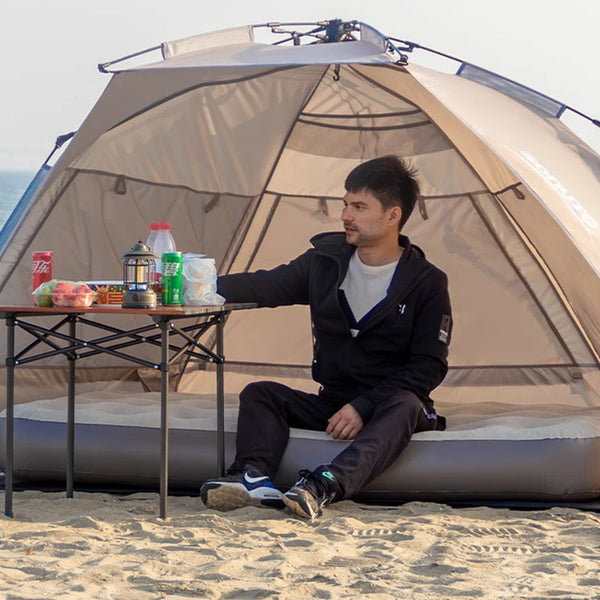Outdoor 3-4 person one-touch quick-set tent, suitable for beach, fishing, family trips, picnics, parks, UV-resistant with sunsha V.I.P Digital Presence