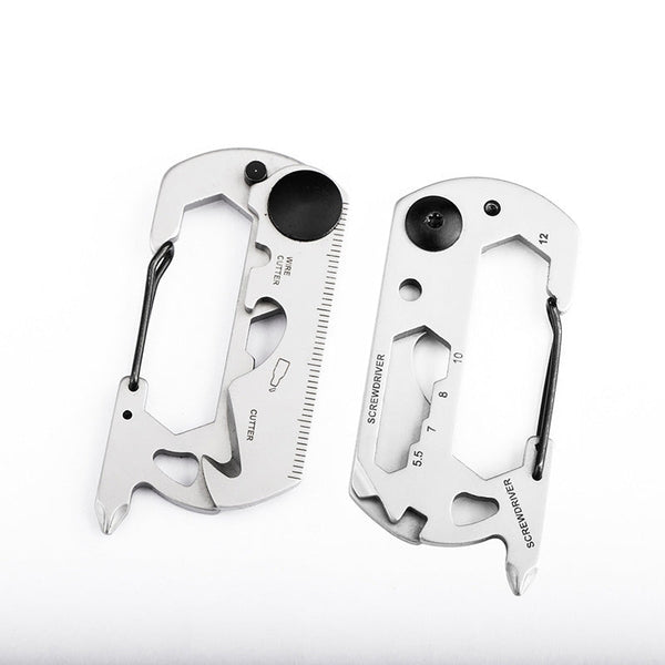 10in1 Stainless Steel EDC Card Multitool for Survival Camping & Climbing Wautton Outdoor Gear