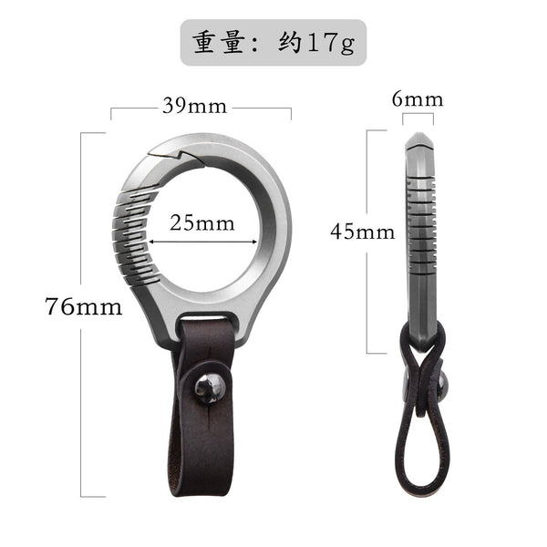 Luxury Titanium Key Chain Magnetic Spin Rotary for Car Key Ring Connector Anti-off Holder Men EDC Quickdraw Buckle Male Gadgets Wautton Outdoor Gear