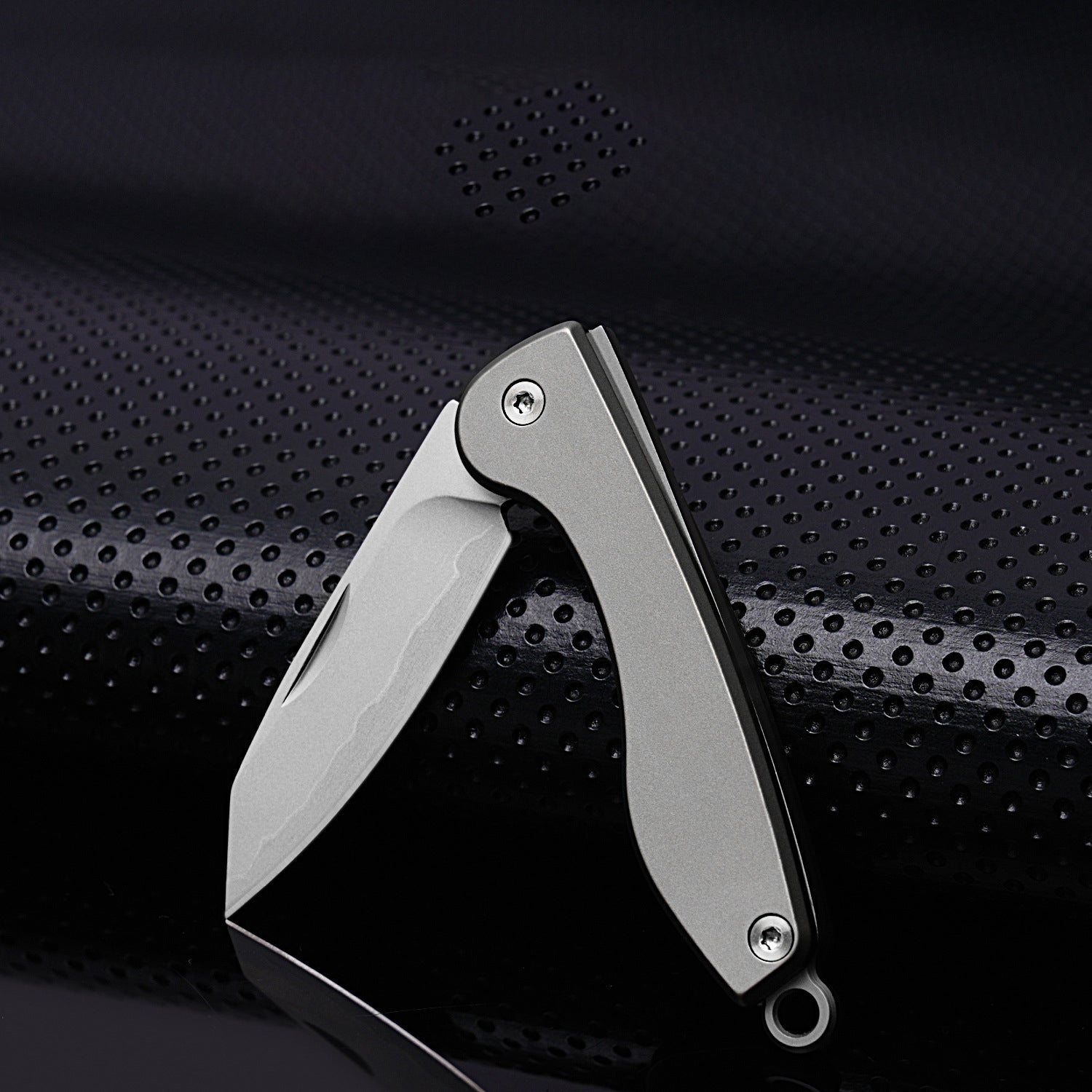 Mini Folding Titanium Utility Knife Portable Pocket Knife Camping Food Processing Food Construction Repair Outdoor Equipment Keychain Mouth Wautton Outdoor Gear