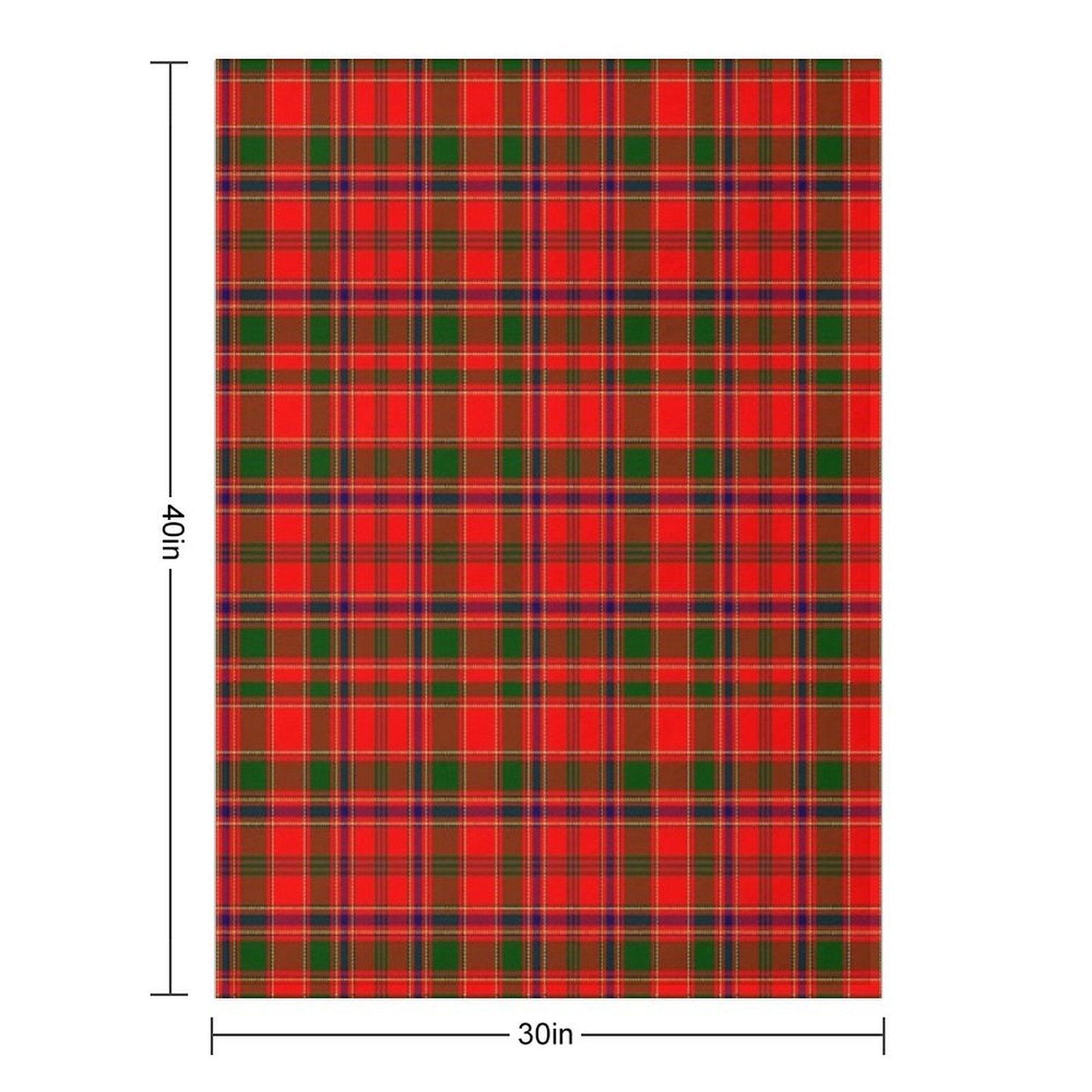 Clan Munro Tartan Throw Blanket
