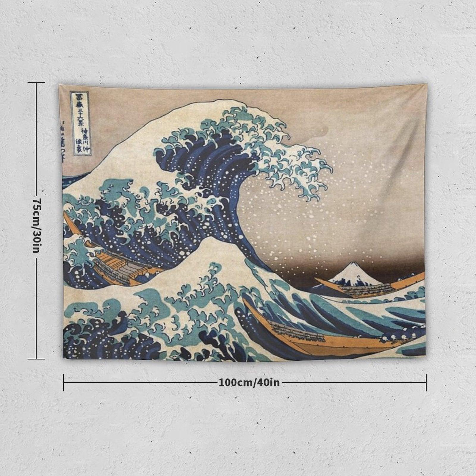 The Great Wave Off Kanagawa Tapestry