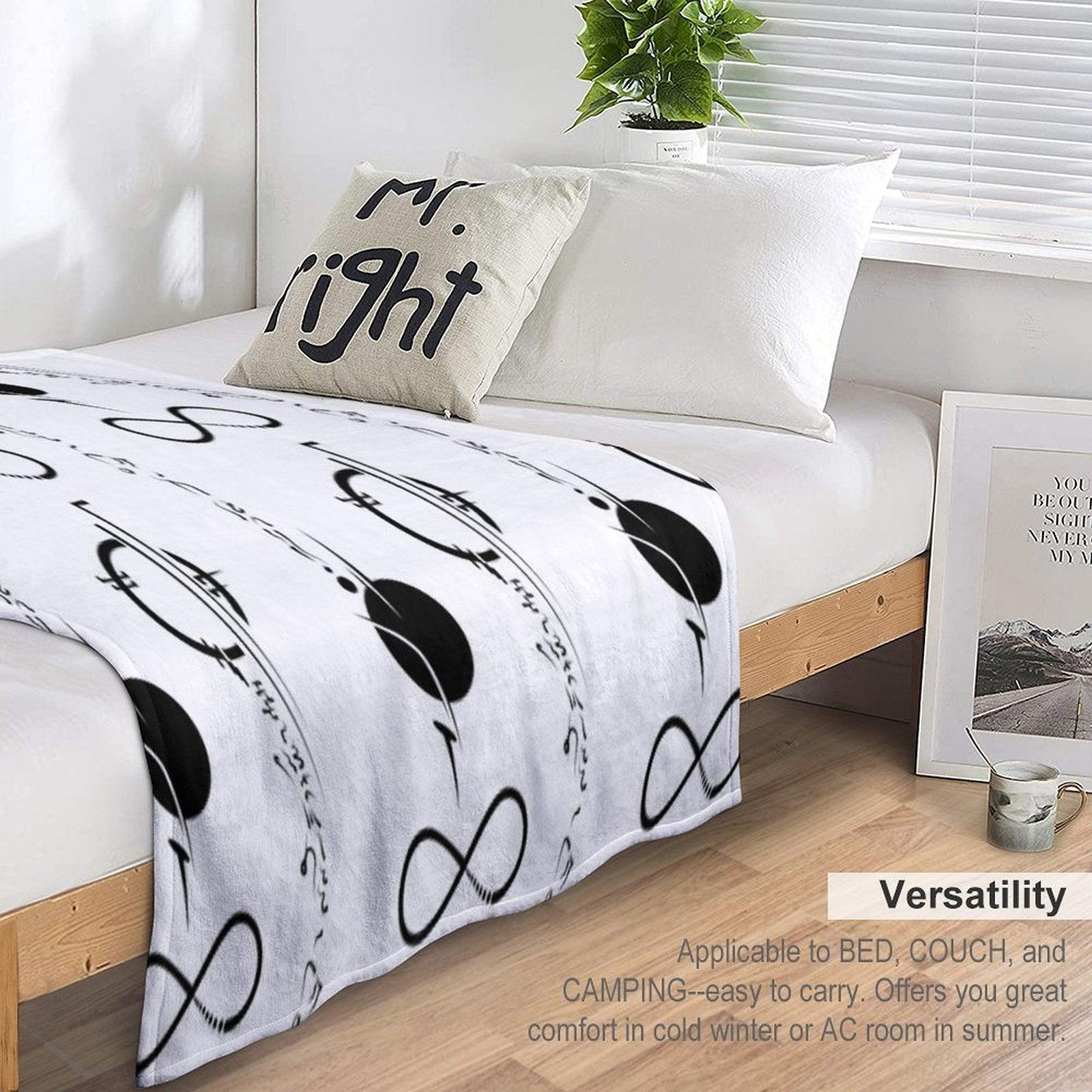 Commander Tattoo Throw Blanket