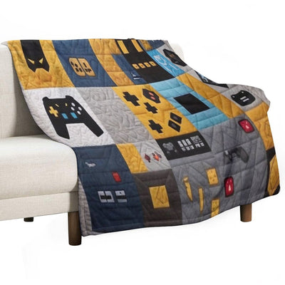 Gaming Duvet Cover Get A Comfortable And Cozy Night's Sleep Wrinkle-free Throw Blanket