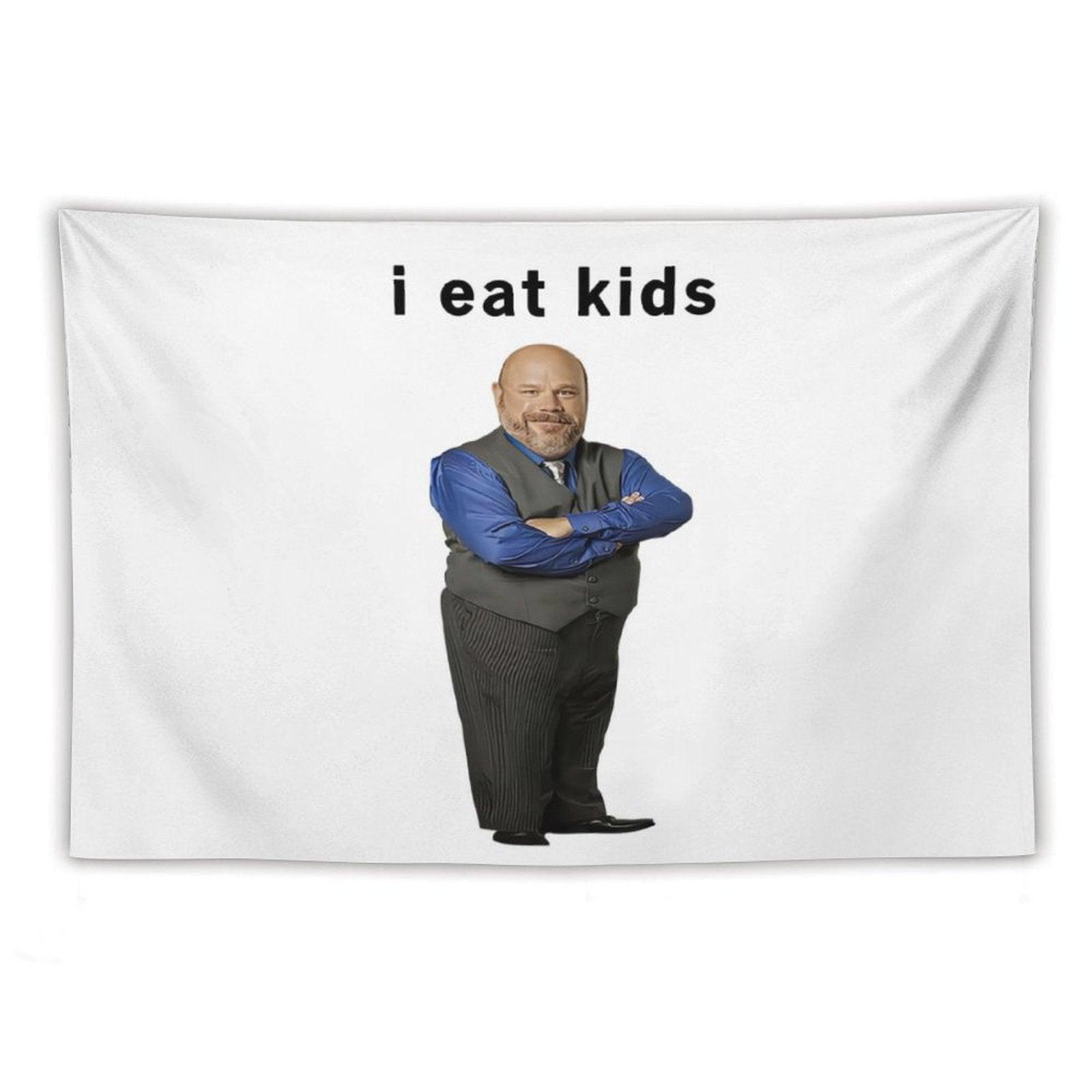 I Eat Kids Bertram Tapestry