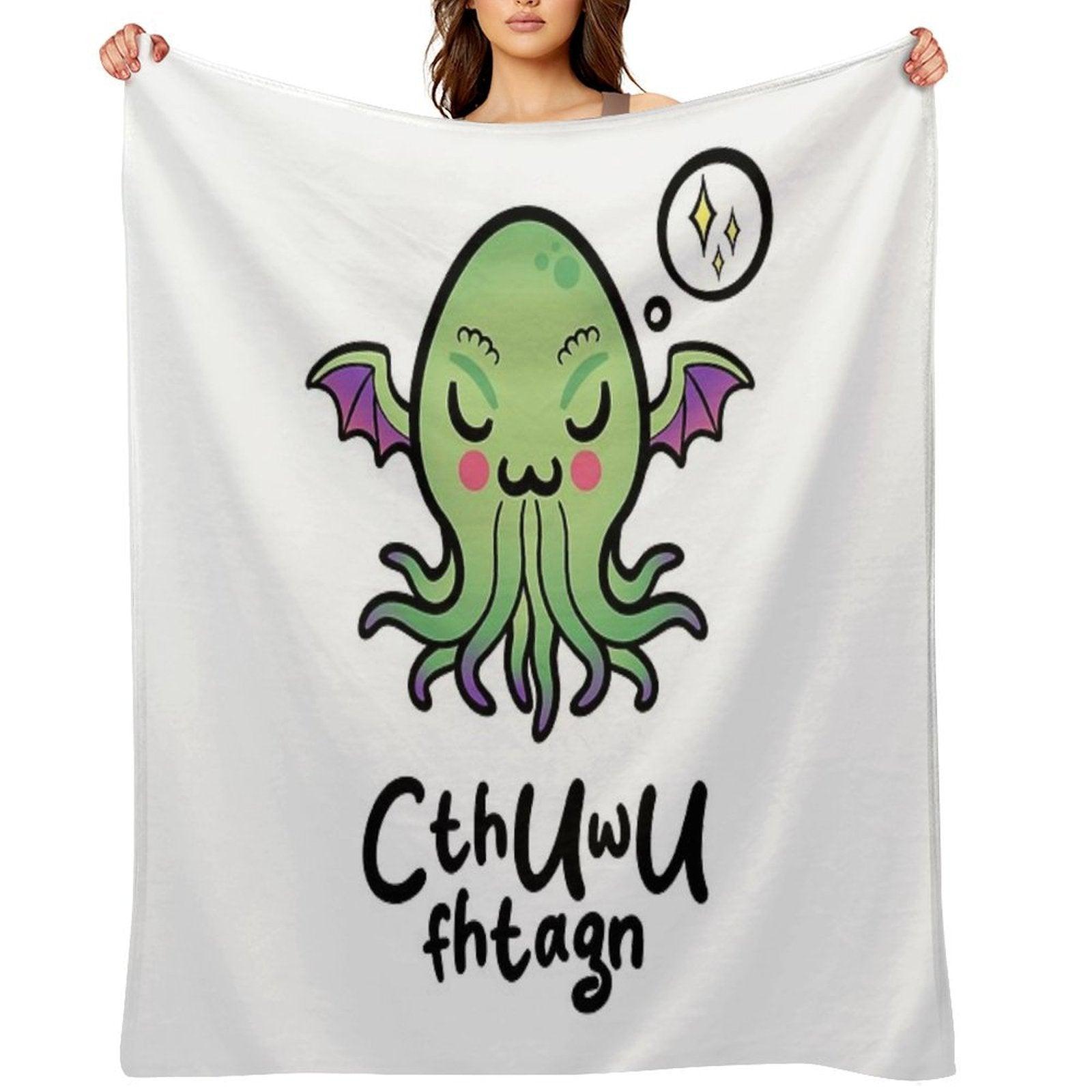 CthUwU Fhtagn Throw Blanket