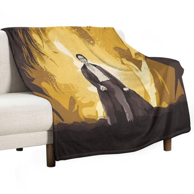 Mr. Darcy Tugging On Heartstrings All-season Throw Blanket