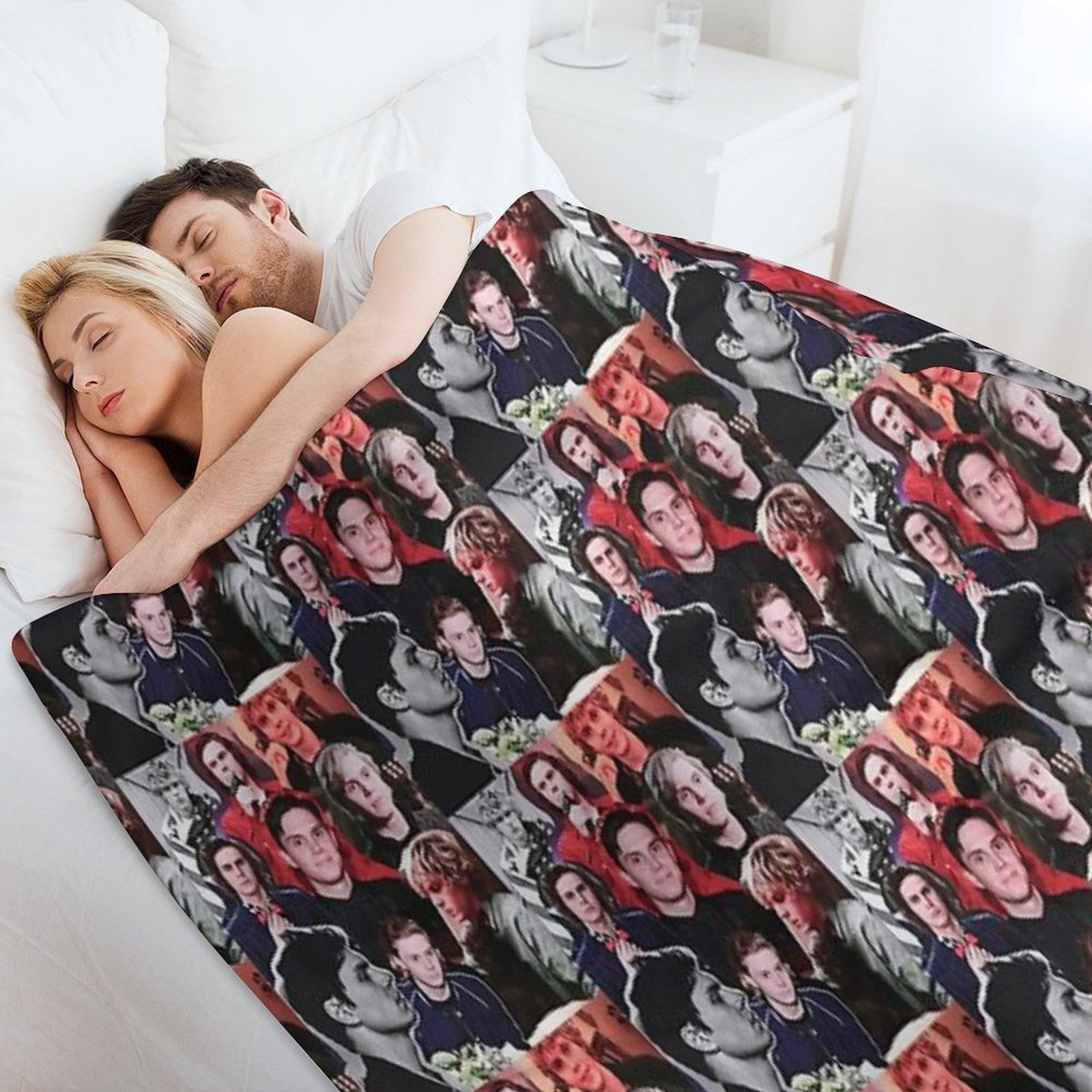 Evan Collage Throw Blanket
