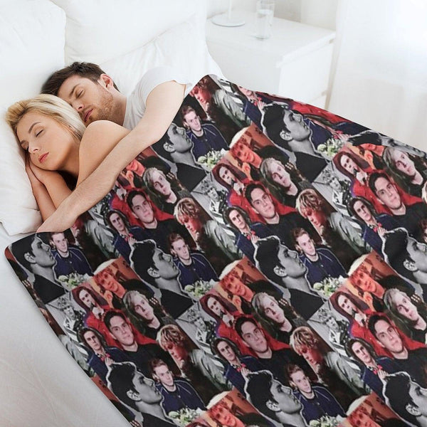 Evan Collage Throw Blanket