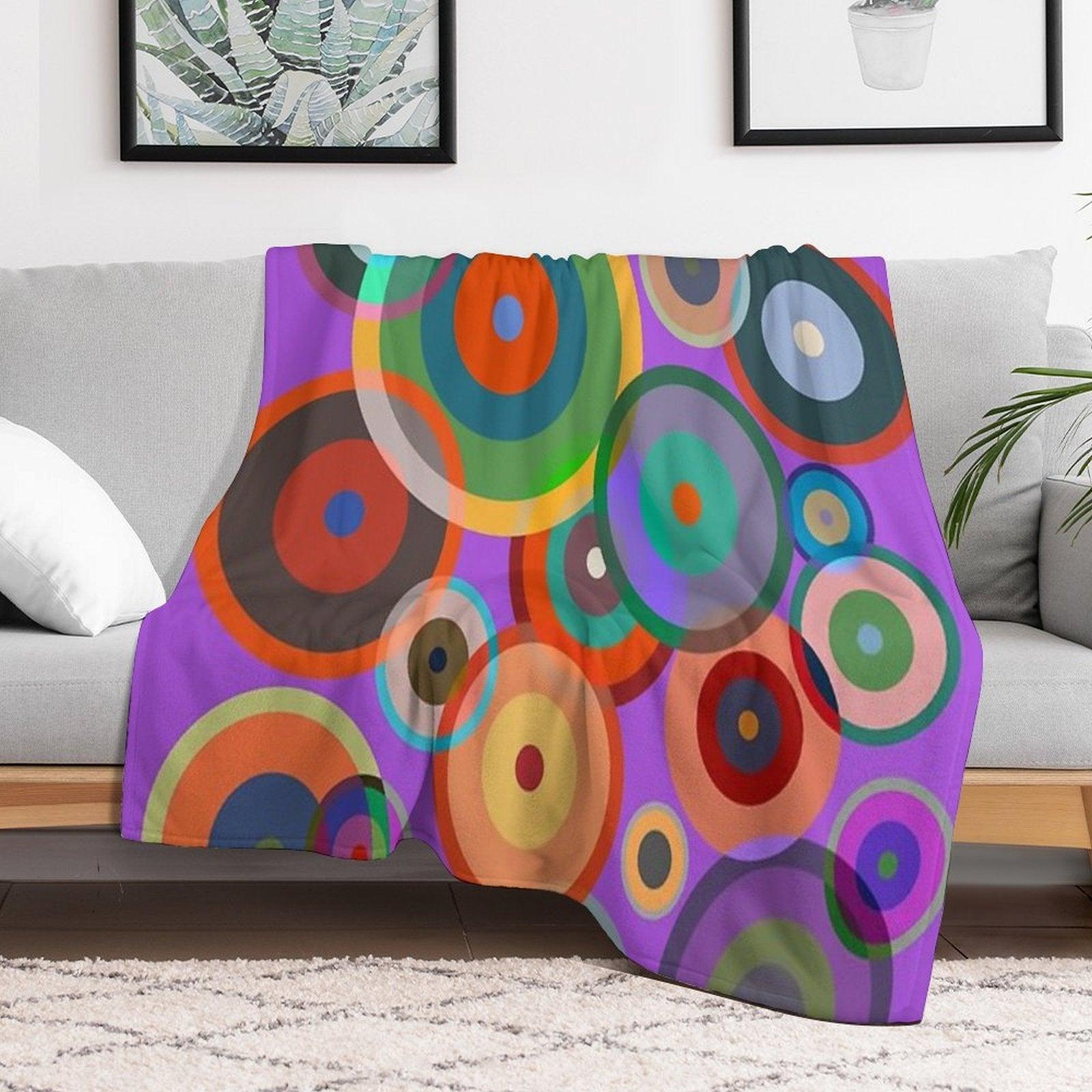 Kandinsky #4 Throw Blanket