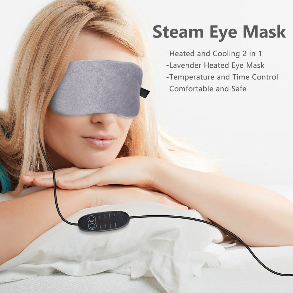 Lavender Steam Hot Compress Eye Mask USB Constant Temperature Cold And Hot Compress Shading Eye Mask