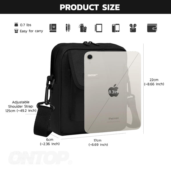 Base Pocket Canvas Crossbody Bag