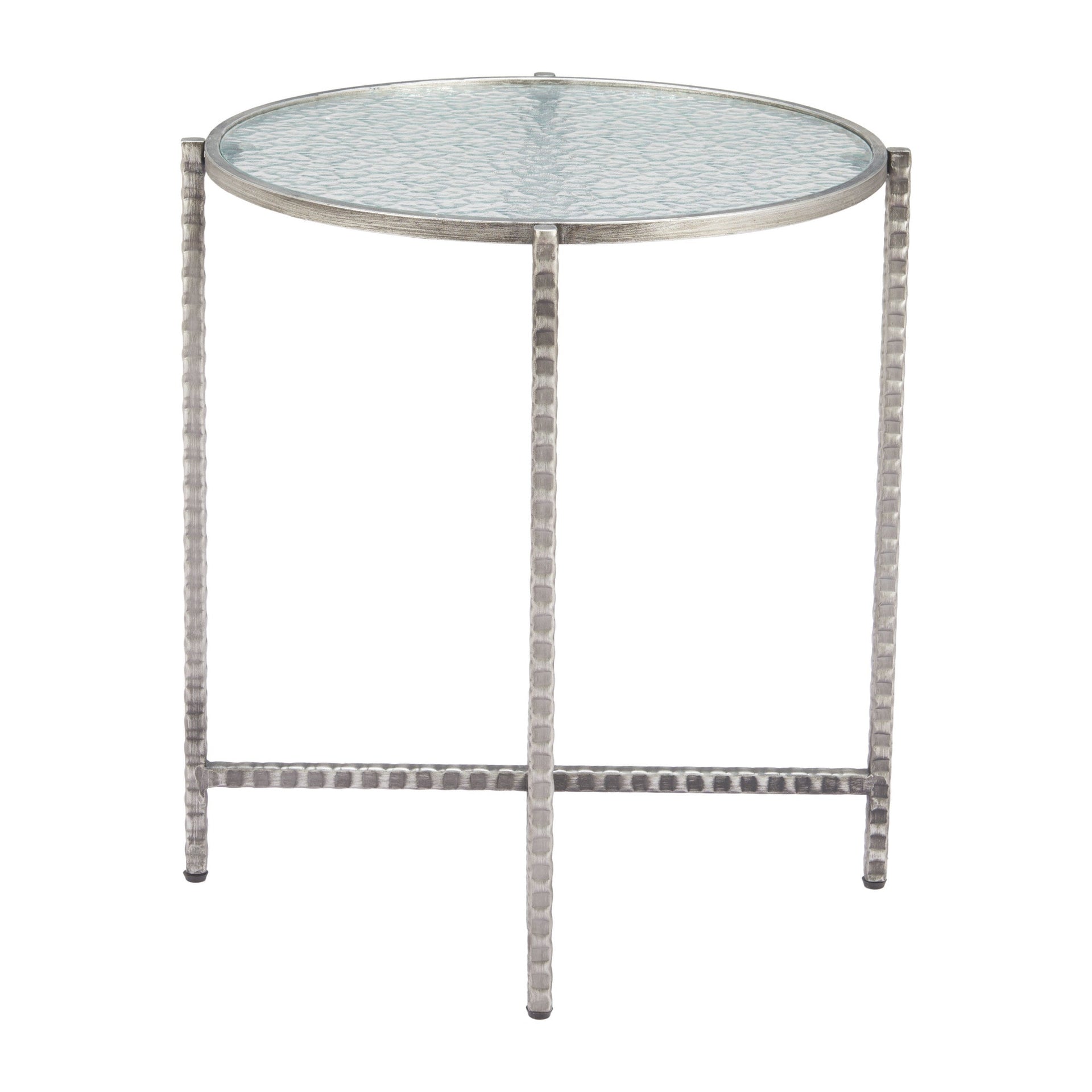 Vetro Side Table Silver