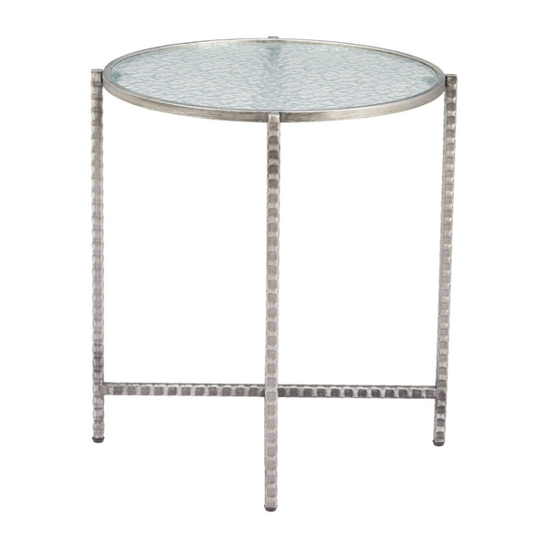Vetro Side Table Silver