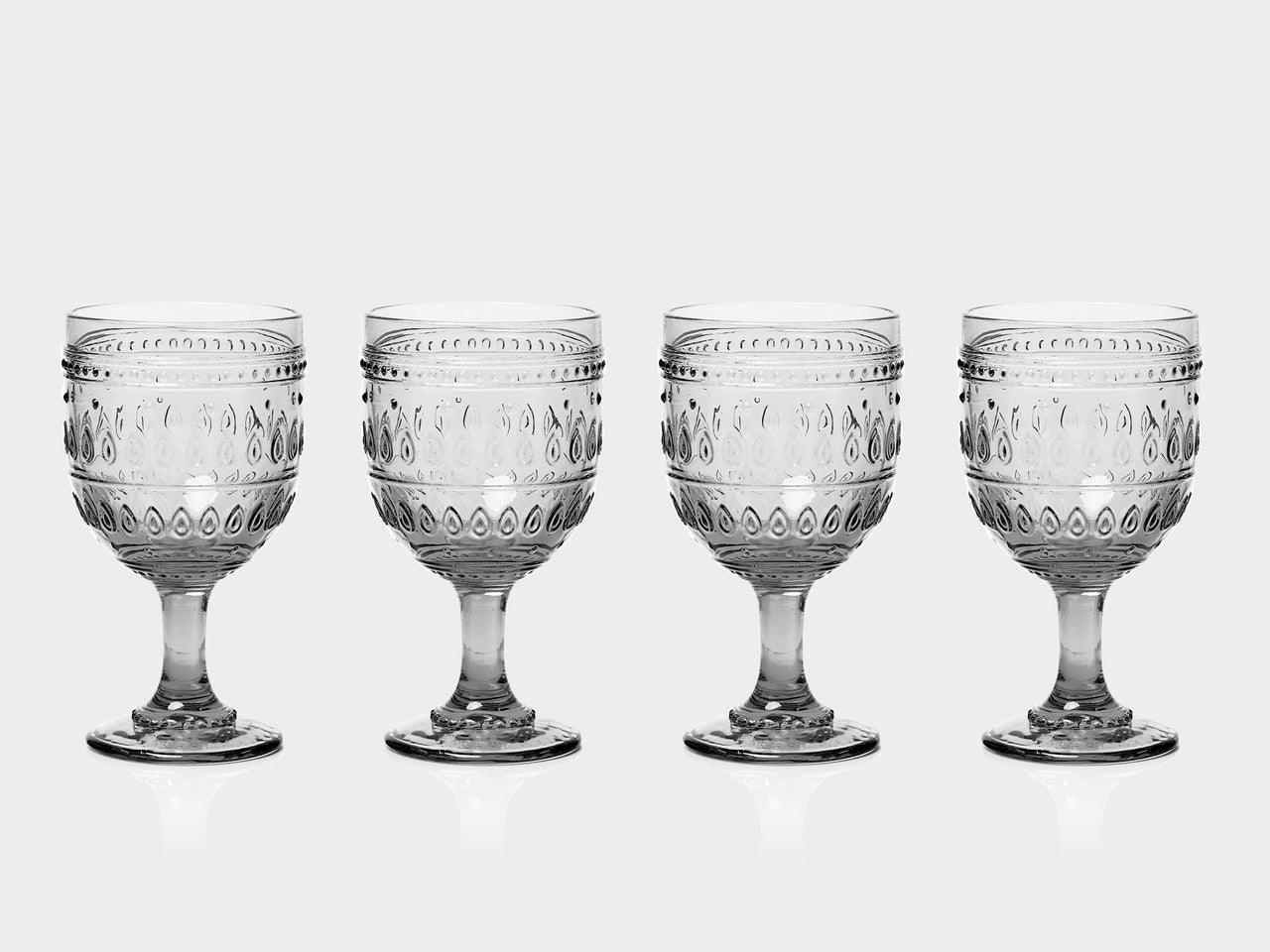 Fez 12oz Glass Goblet, Set of 4