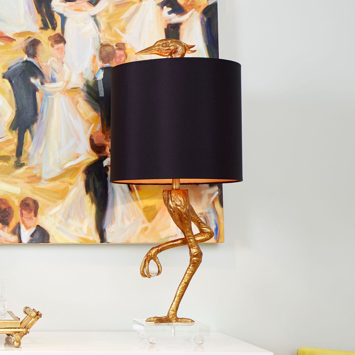 Ibis Table Lamp Ancient | Gold - Small