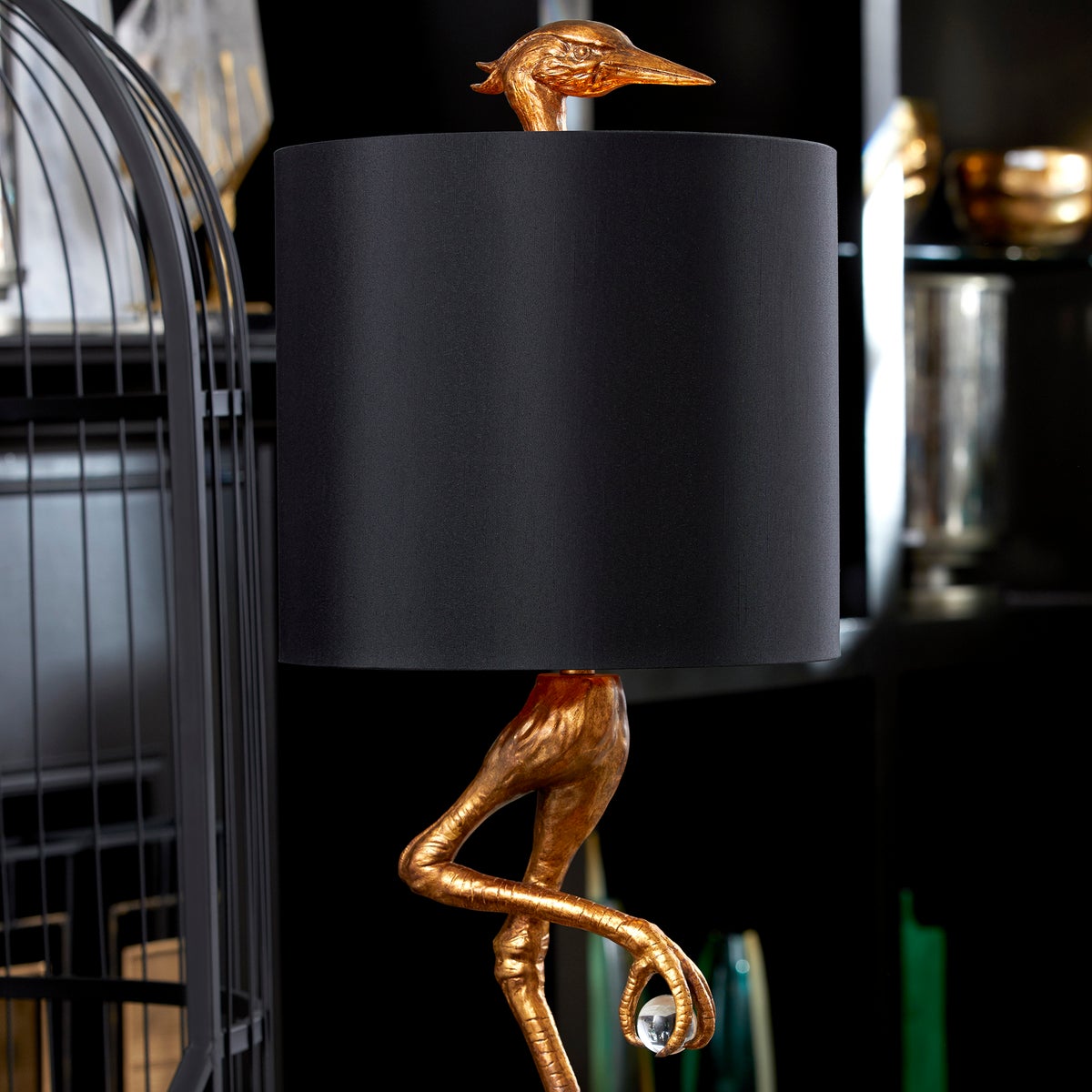 Ibis Table Lamp Ancient | Gold - Small
