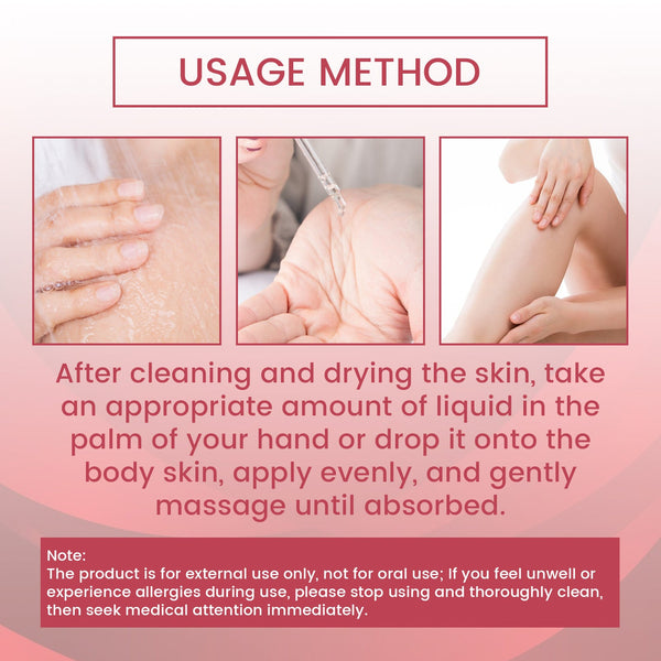 Herbal Body Oil, Firming Skin Shape Body Moisturizing Massage Oil