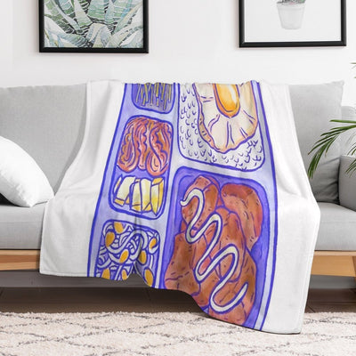 Lunch Box Premium Throw Blanket