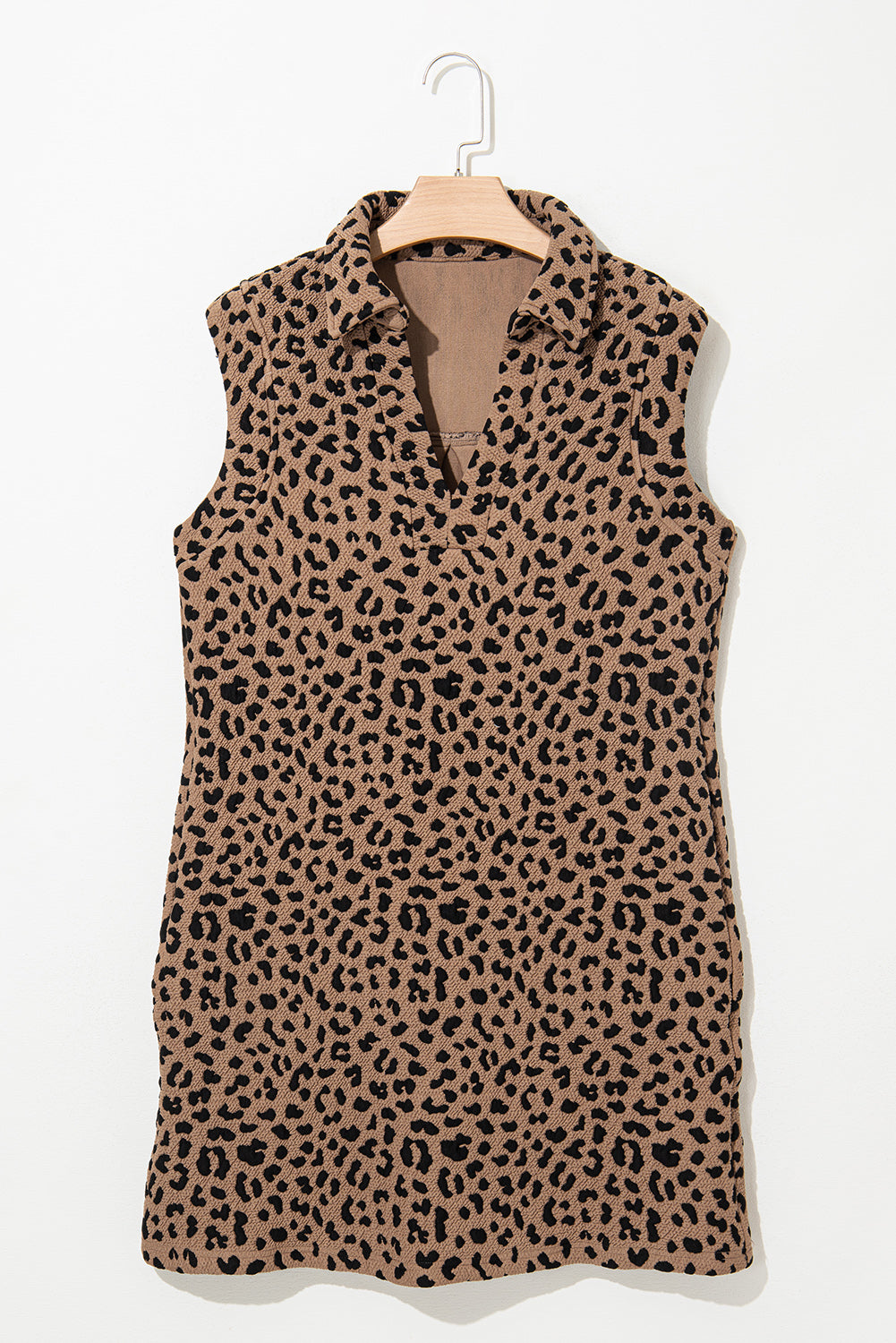 Luxury Summer Leopard Sleeveless Mini Dress Chic & Stylish Print Elegant Dress For Women
